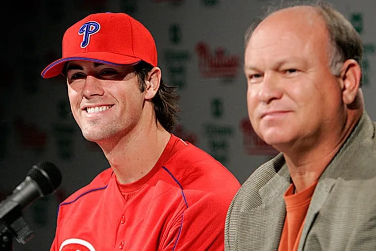 Mike Arbuckle was instrumental in building the great Phillies teams of 2007-2011, including drafting Cole Hamels in 2002.