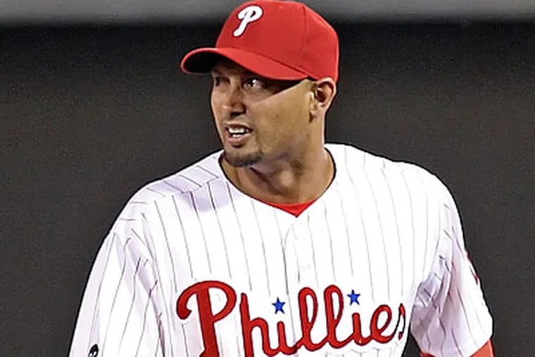 Shane Victorino could be activated Friday for the series opener against the Mets. (Steven M. Falk/Staff file photo)