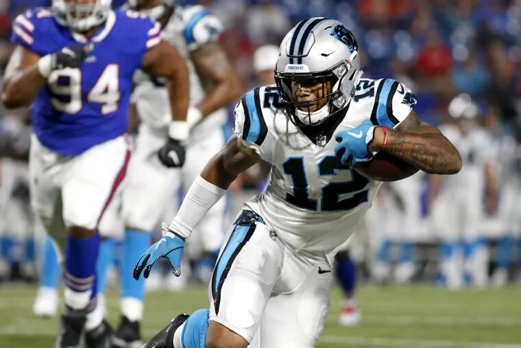 D.J. Moore played in the Panthers' preseason game at Buffalo just hours before he was charted with speeding.