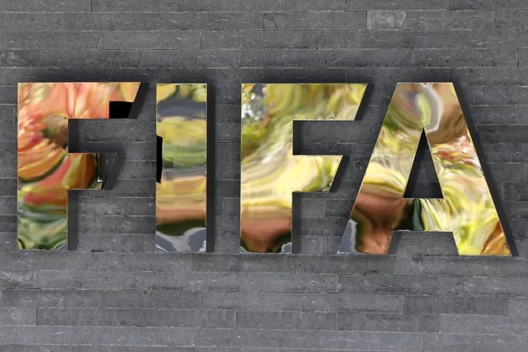 The exterior of FIFA’s headquarters in Zurich, Switzerland.