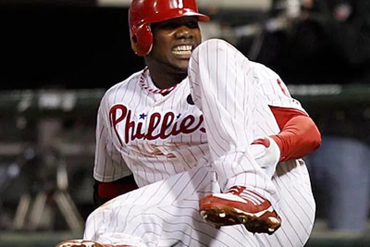 If the Phillies won Game 2 of the NLDS, Ryan Howard may not have injured his Achilles. (Yong Kim/Staff Photographer)