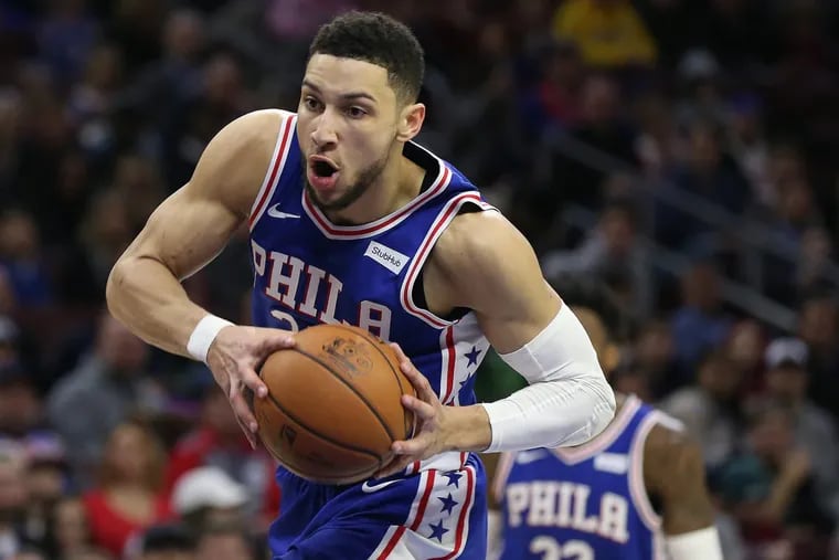 Ben Simmons and the Sixers start the stretch drive to a possible postseason berth on Thursday with a game in Chicago.