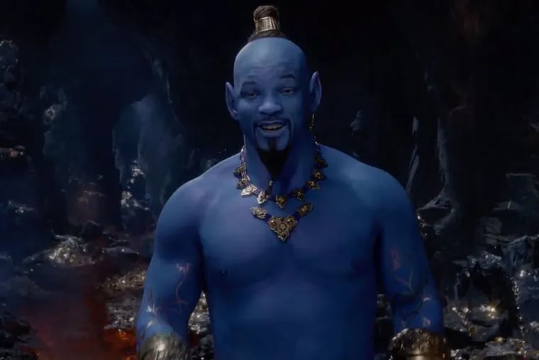 Will Smith as the Genie in the new teaser for "Aladdin."