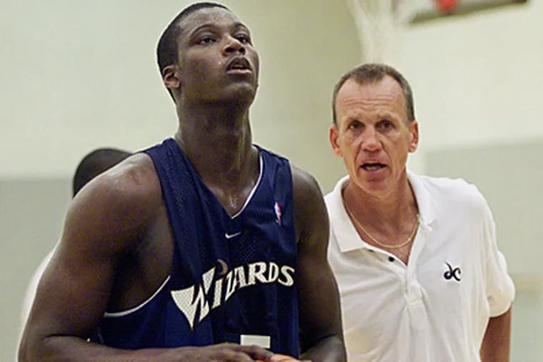 Sixers coach Doug Collins was in charge of the Wizards when they drafted Kwame Brown in 2001. (Doug Mills/AP file photo)