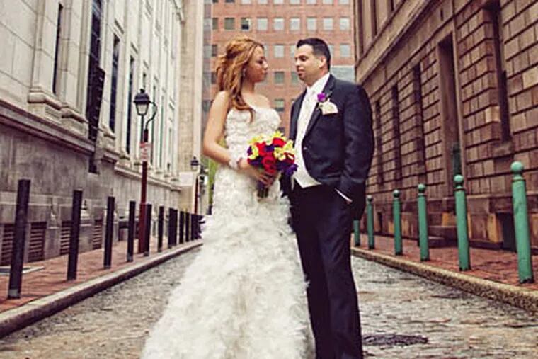 Renee Kenner and Daniel DeSantis Jr. were married April 23, 2011 in Philadelphia. (Jordan Brian Photography)
