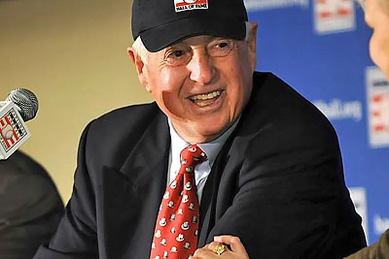 Former Phillies general manager Pat Gillick is headed for the Baseball Hall of Fame. (Roberto Gonzalez/AP)
