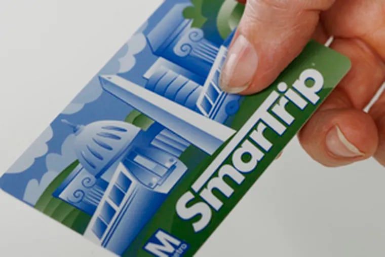 A SmartTrip card gets riders quickly on D.C.&#0039;s Metro. Other U.S. transit systems are moving to such cards.