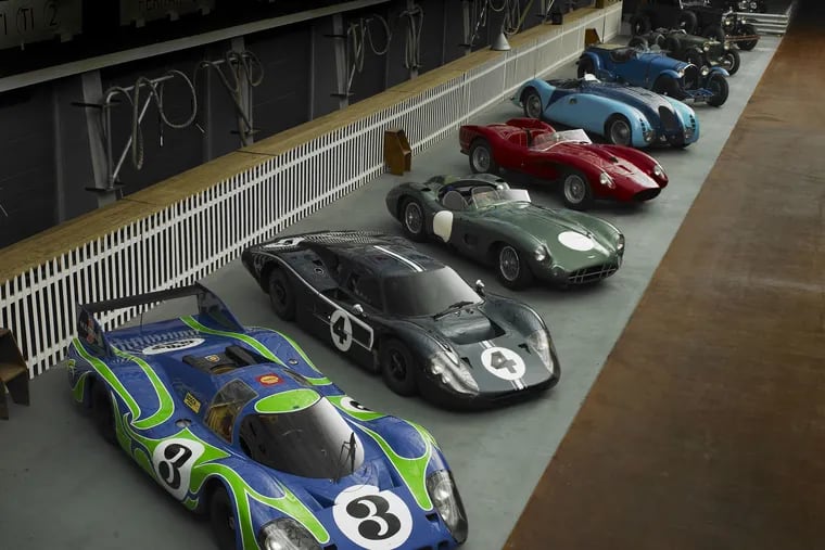 Le Mans Row is part of the the Simeone Collection, which contains 65 rare and significant racing sports cars that comprise the Simeone Foundation Automotive Museum in Philadelphia.