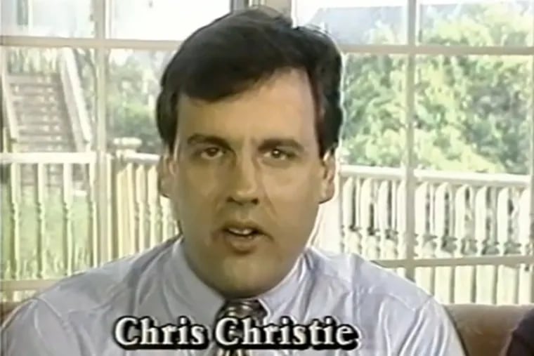 In what amounts Gov. Chris Christie's first brush with public life, a political advertisement for his 1994 campaign for county freeholder in northern New Jersey ended about as disastrously as it possibly could have.