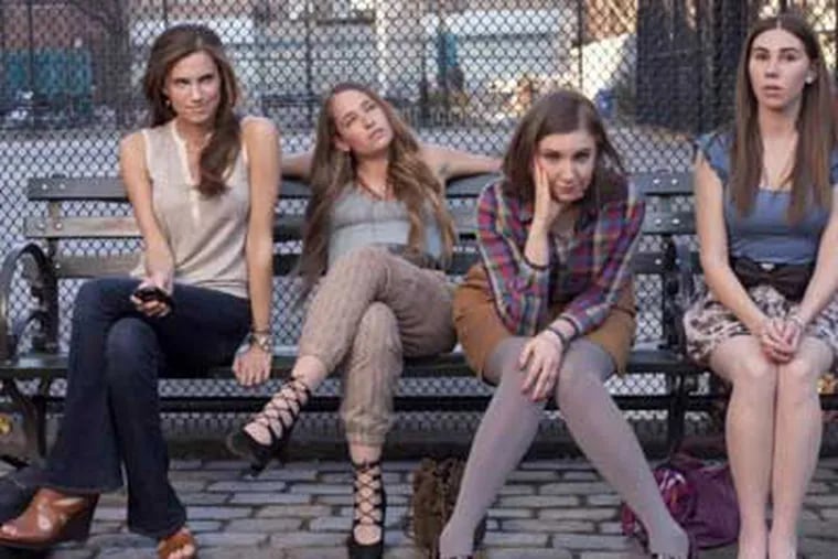 The cast of HBO's "Girls" starring Lena Dunham.