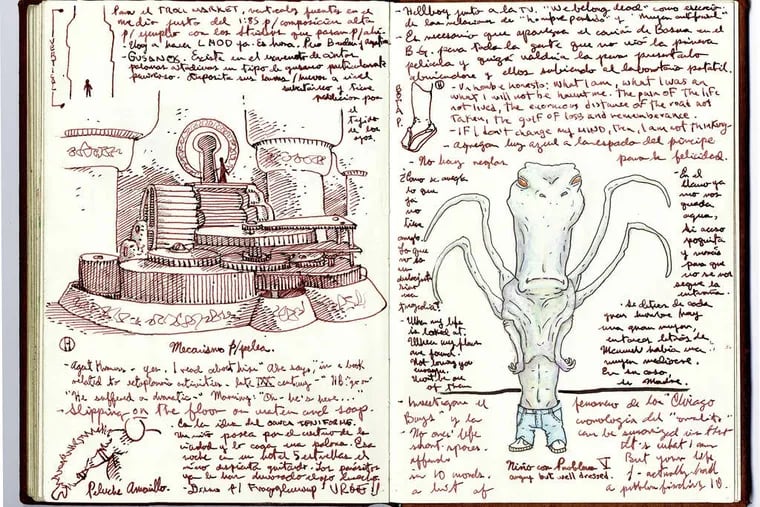 Pages from &quot;Guillermo Del Toro's Cabinet of Curiosities.&quot;