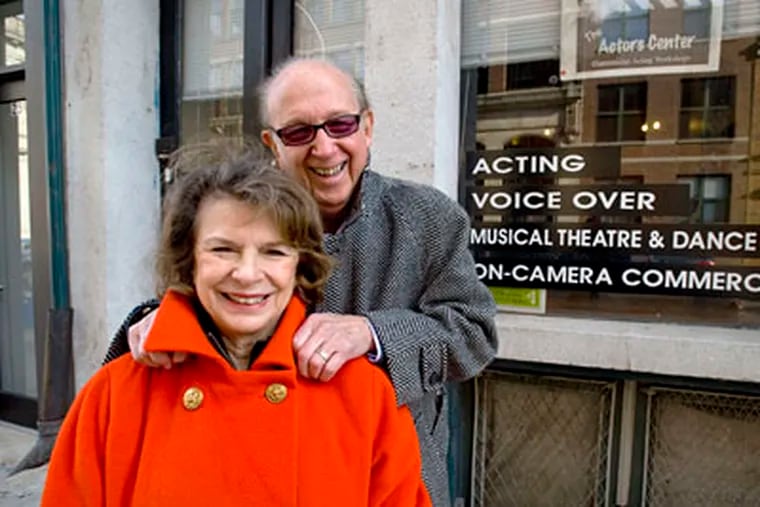 Rodney and Edie Robb outside the Actors Center in Old City. &quot;Everything that Edie wants or expects in an actor, Rodney teaches you,&quot; says Mark Indelicato, who played Justin Suarez on ABC's &quot;Ugly Betty.&quot; &quot;They're pushers. They have a really great eye for talent.&quot;