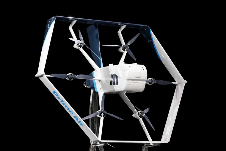 An Amazon drone.