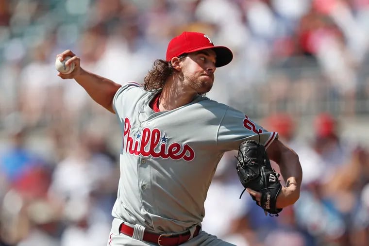 The Phillies have lost all six of Aaron Nola's starts since they began pitching him exclusively on four days’ rest.