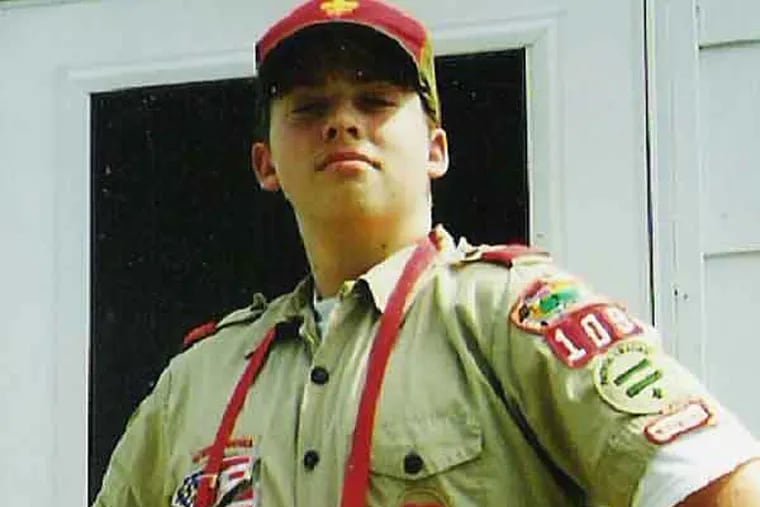Beau Zabel in his Boy Scout uniform in undated photo. Zabel achieved the highest rank, Eagle Scout, by age 17. Credit: Courtesy of Zabel family