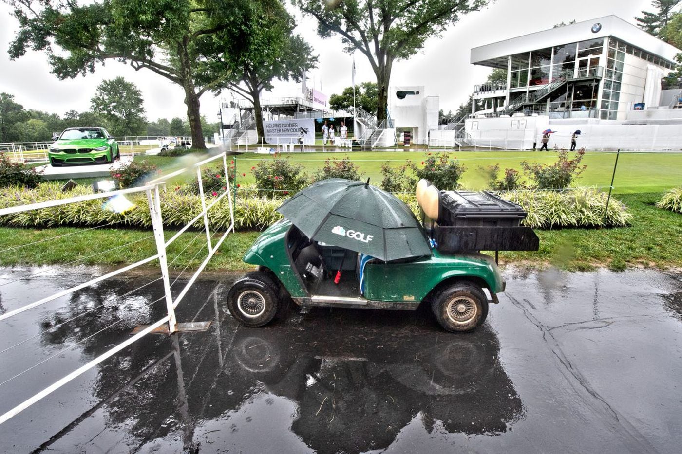 Steady Rain Forces Postponement Of Bmw Championship Final Round