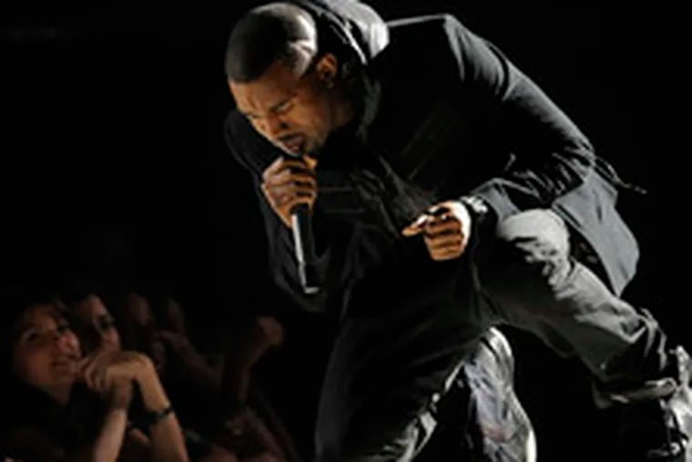 Kanye West won the award for best rap album. He wowed the audience with his hit “Stronger” and a somber take on his song “Hey Mama,” in tribute to his mother, who died in 2007.