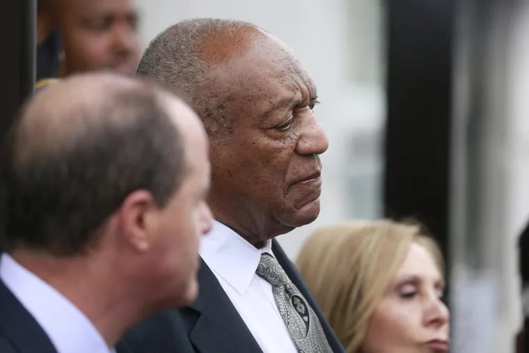 Bill Cosby leaving the Norristown courthouse. (DAVID SWANSON / Staff Photographer )