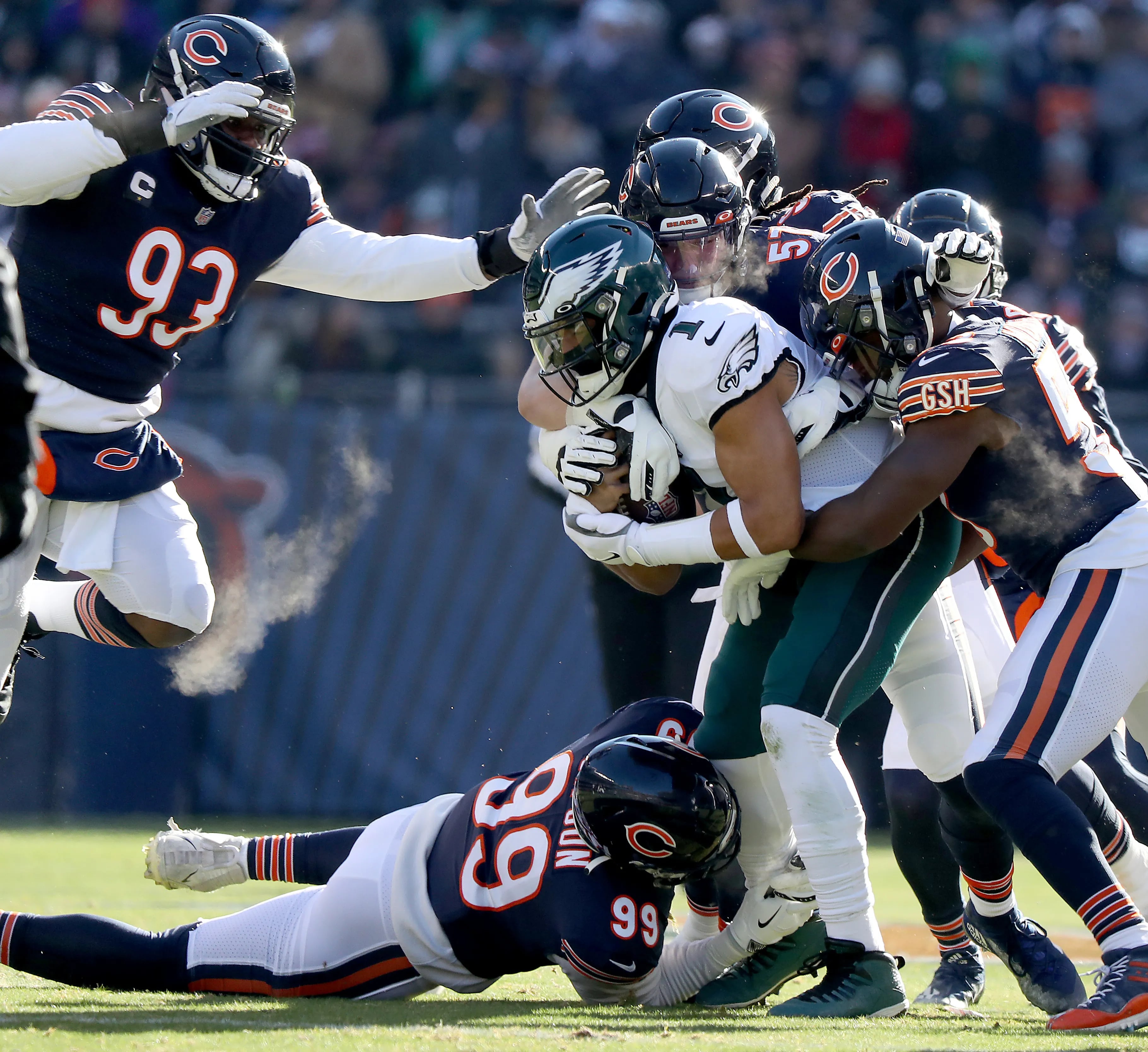 chicago bears eagles game