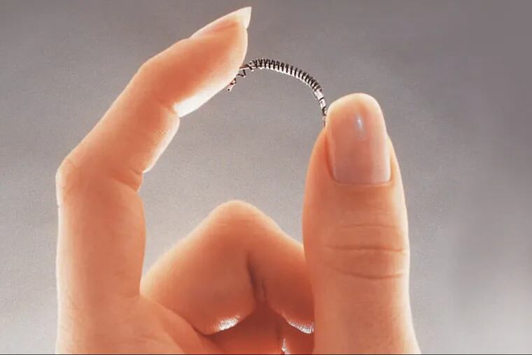 Essure consists of two tiny coils that are inserted in a woman’s fallopian tubes to scar them shut.