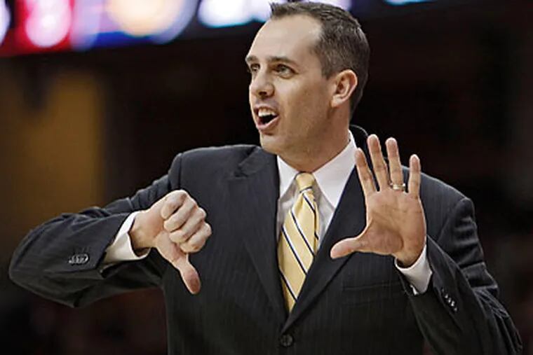 Wildwood High alum Frank Vogel is now a head coach in the NBA for the first time. (Mark Duncan/AP file photo)