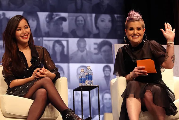 Michelle Phan, founder of Ipsy, and Kelly Osbourne talk at the 2015 Forbes 30 Under 30 Summit in Philadelphia.