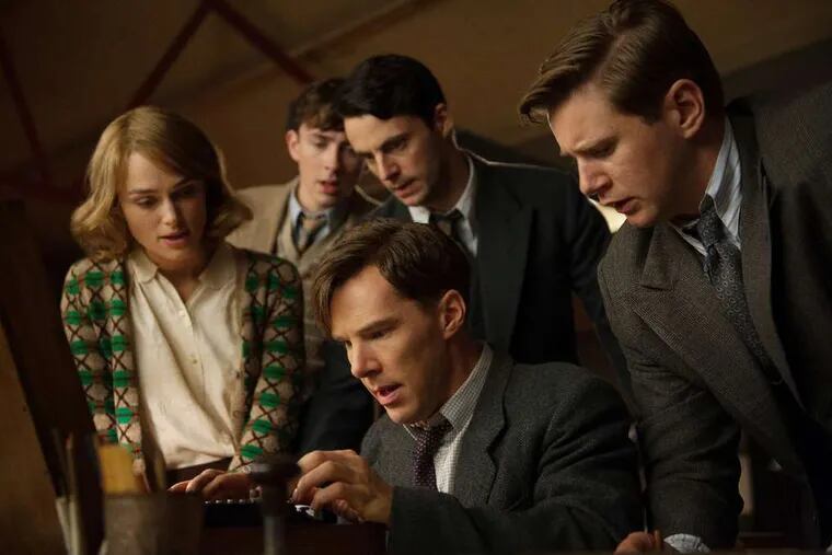 Benedict Cumberbatch (second from right) stars as Alan Turing with, from left, Keira Knightley, Matthew Beard, Matthew Goode, Allen Leech.