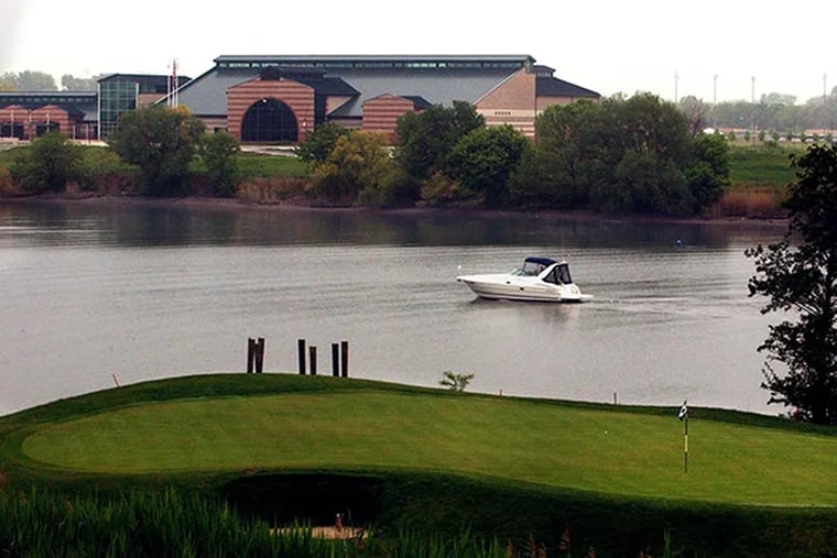 The course of RiverWinds and the West Deptford Community Center in background.  (Photo by Michael Plunkett)