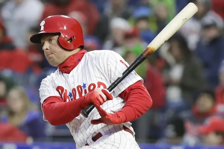 The offense, led by slugger Rhys Hoskins, looks to be the best the Phillies have had in years.