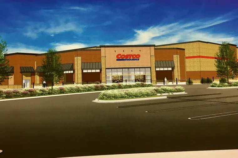 Rendering of Costco store approved for Garden State Park in Cherry Hill.
