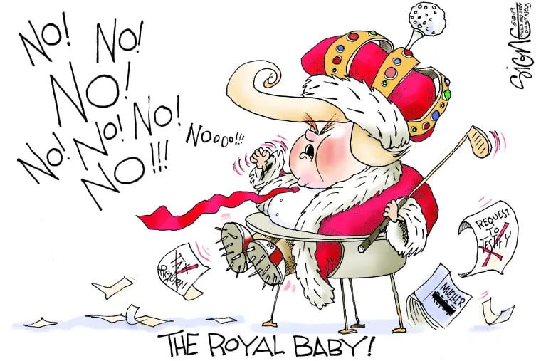 Signe Wilkinson cartoon du jourTOON08Royal Baby