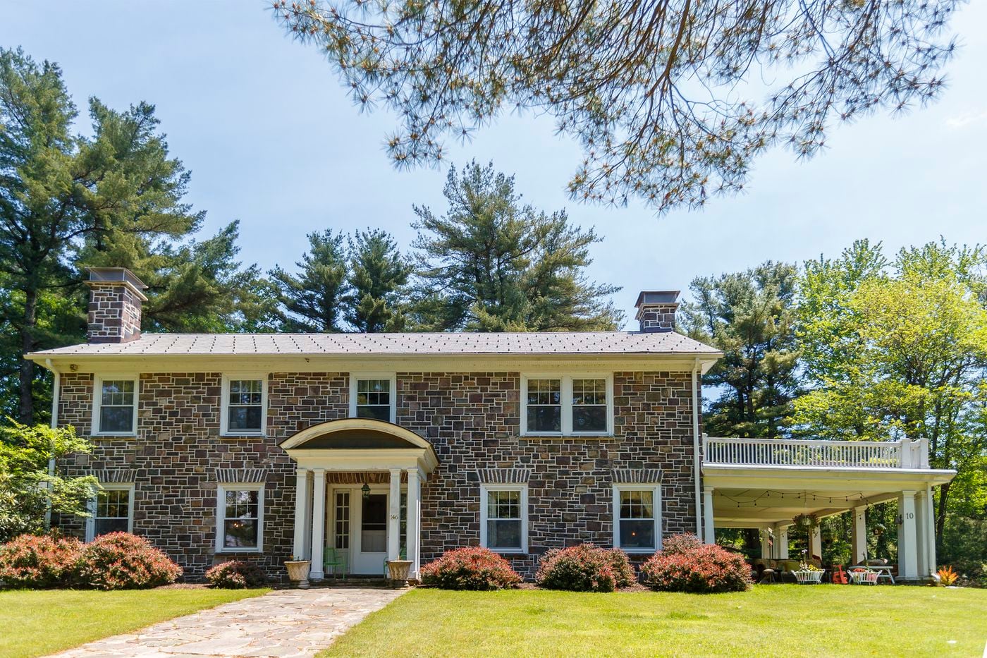 They retired in the Poconos house they had admired for years