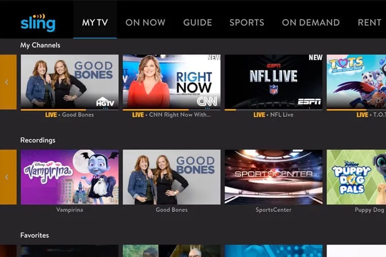 Some people have ditched traditional TV in favor of online streaming. . (Sling/TNS)