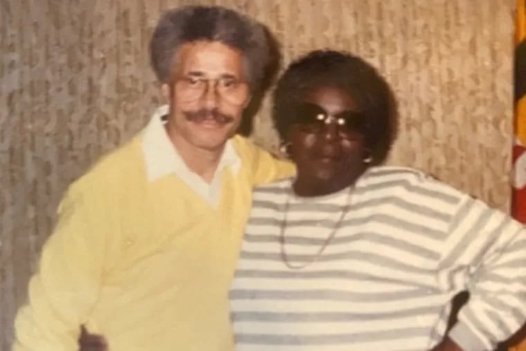 Mr. Lingham with his wife, Elizabeth Allen Jackson Church. They threw parties on holidays for their neighbors on Moore Street in South Philadelphia.