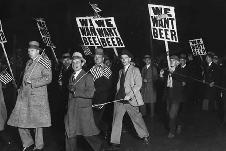 New Jersey residents protesting Prohibition in 1933. By the time the year ended, they had received their wish: an end to 13 years of a mistaken public policy.