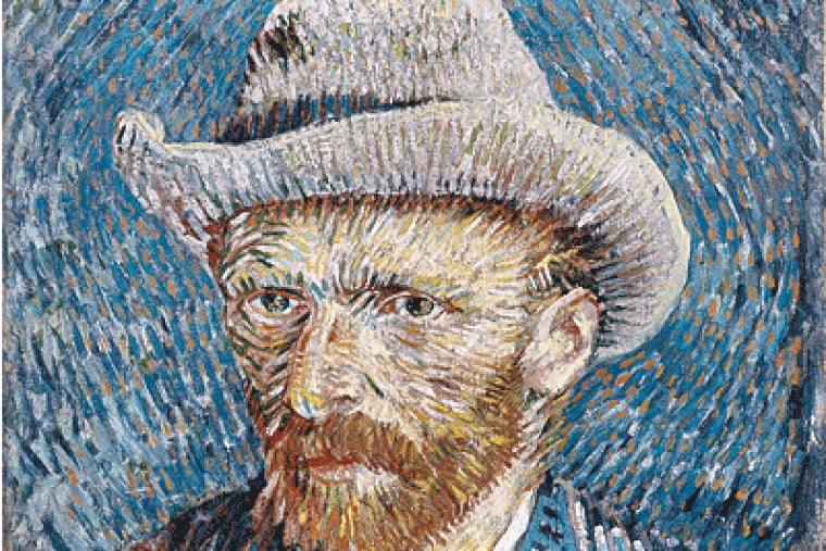 'Vincent Van Gogh Self-Portrait with Felt Hat ' is one of the paintings used by researchers at Penn State, Princeton and Maastricht University, in the Netherlands, to train computers to recognize authentic Van Gogh paintings.