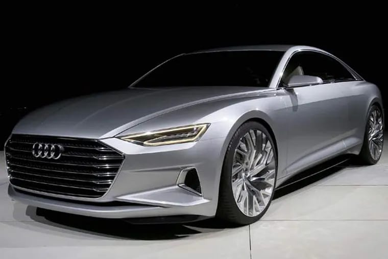 Audi's new concept vehicle, the Prologue, is said to be the prototype for the new A9 luxury car. (Luis Sinco/Los Angeles Times/TNS)