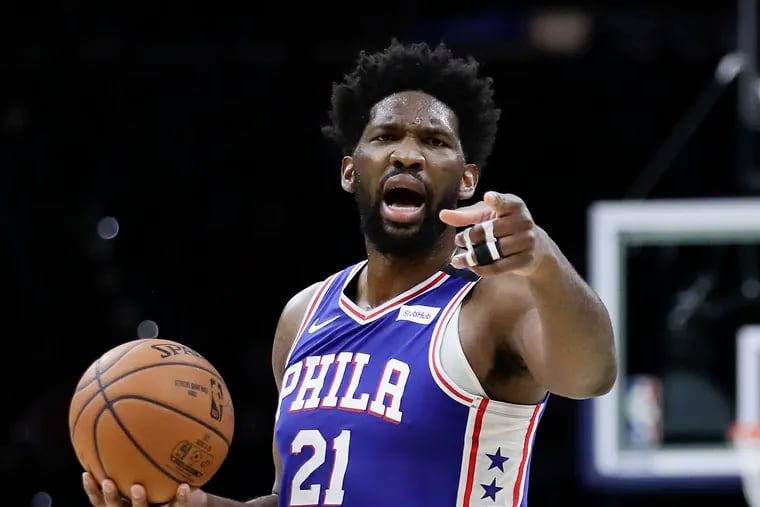 Sixers center Joel Embiid will miss the game against the Celtics.