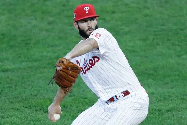 Phillies pitcher Jake Arrieta suffered a Grade 1 strain of his right hamstring in Tuesday night's start against the New York Mets.