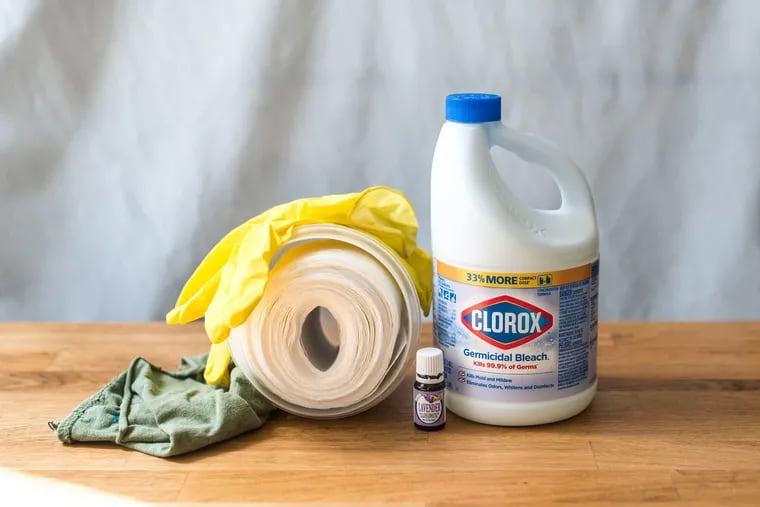 It's nearly impossible to find Lysol wipes on store shelves during the coronavirus pandemic. Fortunately, you can make your own disinfecting solution at home with a basic household item: bleach.