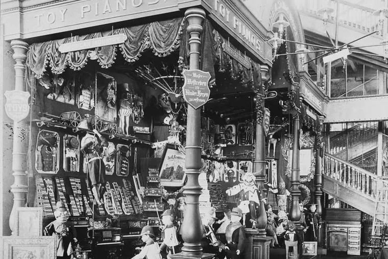 A. Schoenhut Co. toys at National Export Exposition (1889). It was known for wooden toy set &quot;Humpty Dumpty Circus.&quot;