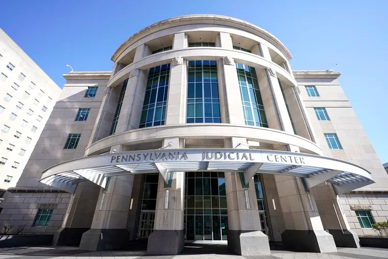 The exterior of the Pennsylvania Judicial Center, home to the Commonwealth Court, in Harrisburg. A Pennsylvania judge ruled Tuesday, Feb. 7, 2023, that the state's funding of public education falls woefully short, siding with poorer districts in a lawsuit that was first filed eight years ago.