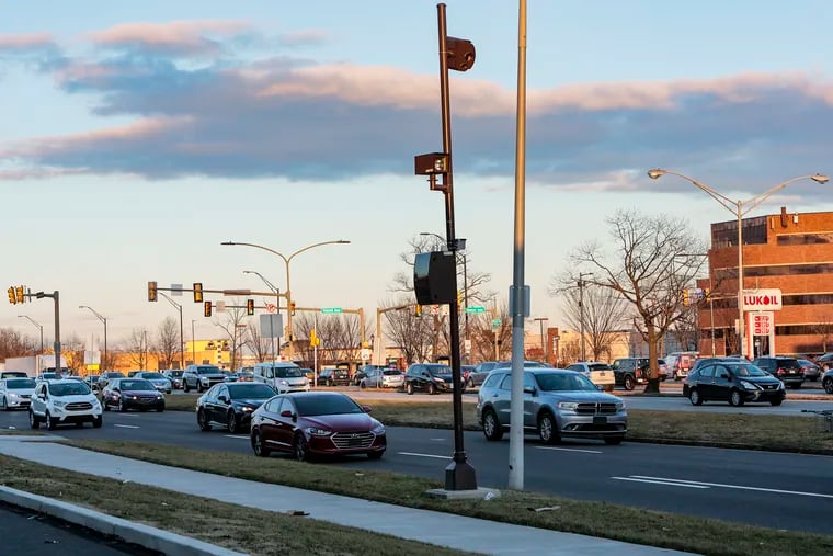 Camera near Grant Avenue. A state study has recommended expanding speed cameras statewide.  Currently, they are only on Roosevelt Boulevard as a "pilot" program that will expire in December without legislation.