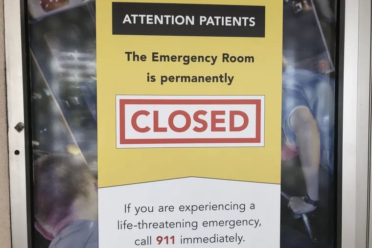 Hahnemann University Hospital's emergency department officially closed to patients on Friday, Aug. 16.