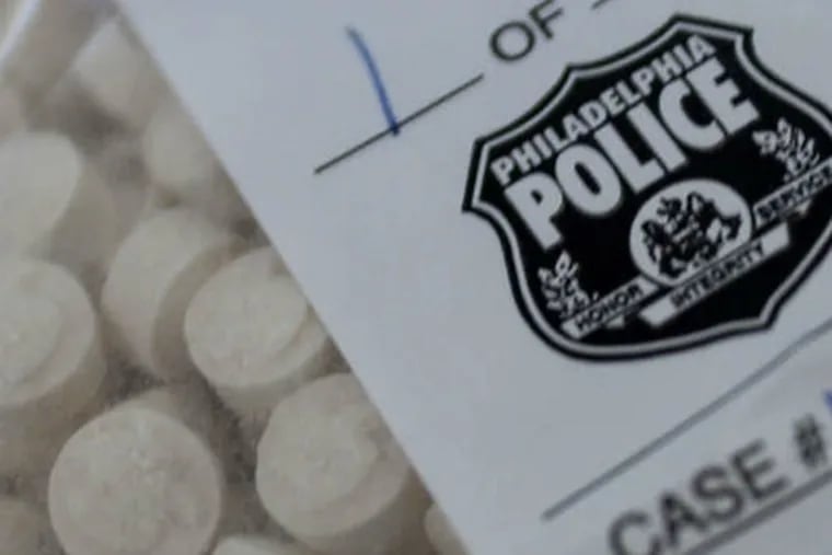 Ecstasy pills seized by Philadelphia police. (File photo)