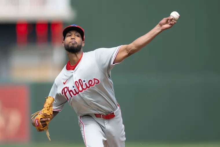 Phillies pitcher Cristopher Sánchez allowed four runs and eight hits in 2⅓ innings of work against the Astros on Friday.