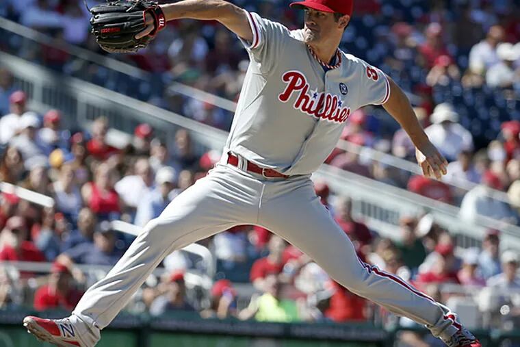 Hamels, Phillies fall to Nationals