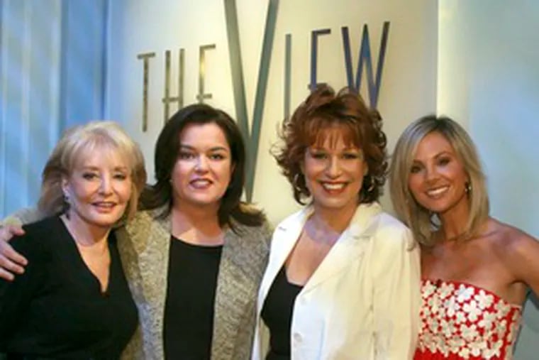 Women of the &quot;View&quot; (from left): Barbara Walters, Rosie O&#0039;Donnell, Joy Behar and Elisabeth Hasselbeck.