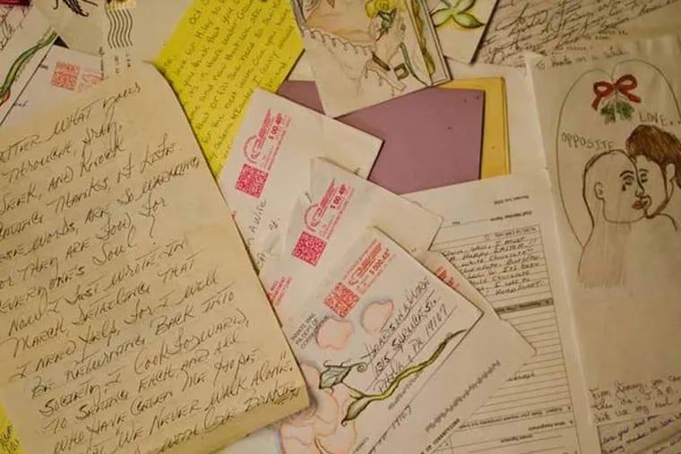 Correspondence of Hearts on a Wire ; members include 100 trans inmates in Pennsylvania, 150 more across the country, and volunteers and advocates on the outside.