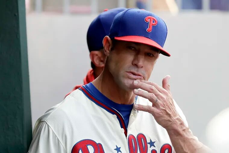 The Phillies made at least one correction in 2019. Former was added to the title of former manager Gabe Kapler.